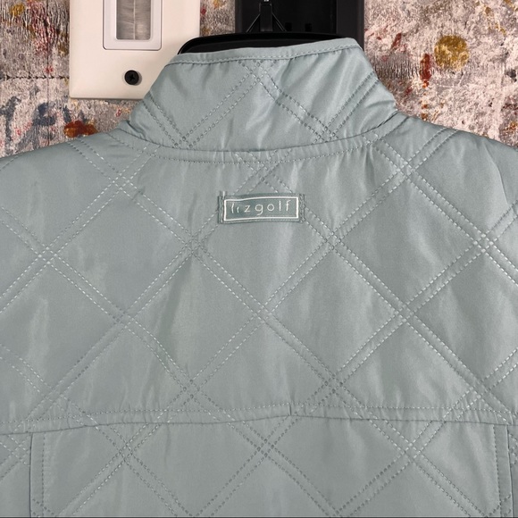 Liz Golf Blue Quilted Vest - Picture 5 of 8